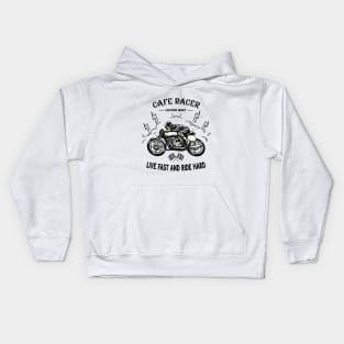 Live fast and ride hard Kids Hoodie